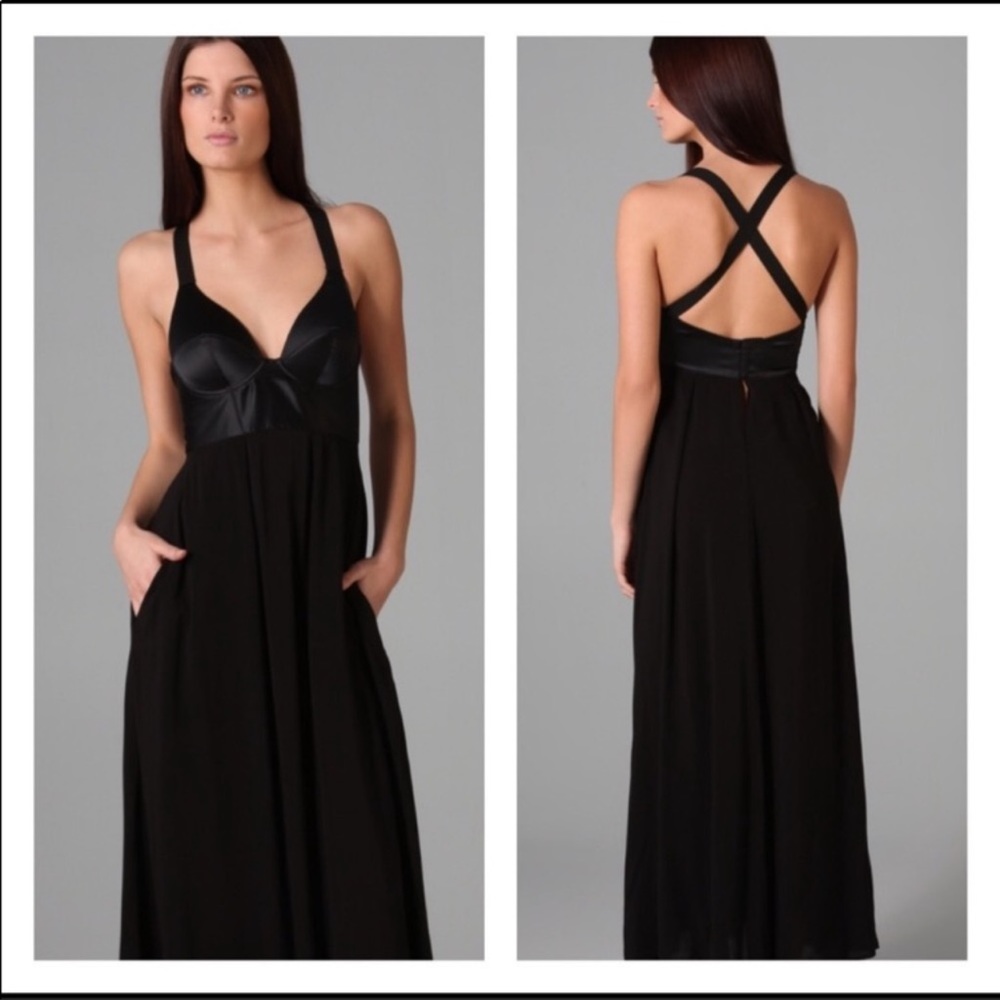 Theyskens’ theory Black Maxi Dress
